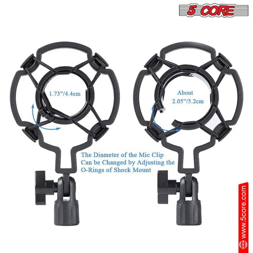 5Core Recording Microphone Podcast Bundle Professional Condenser